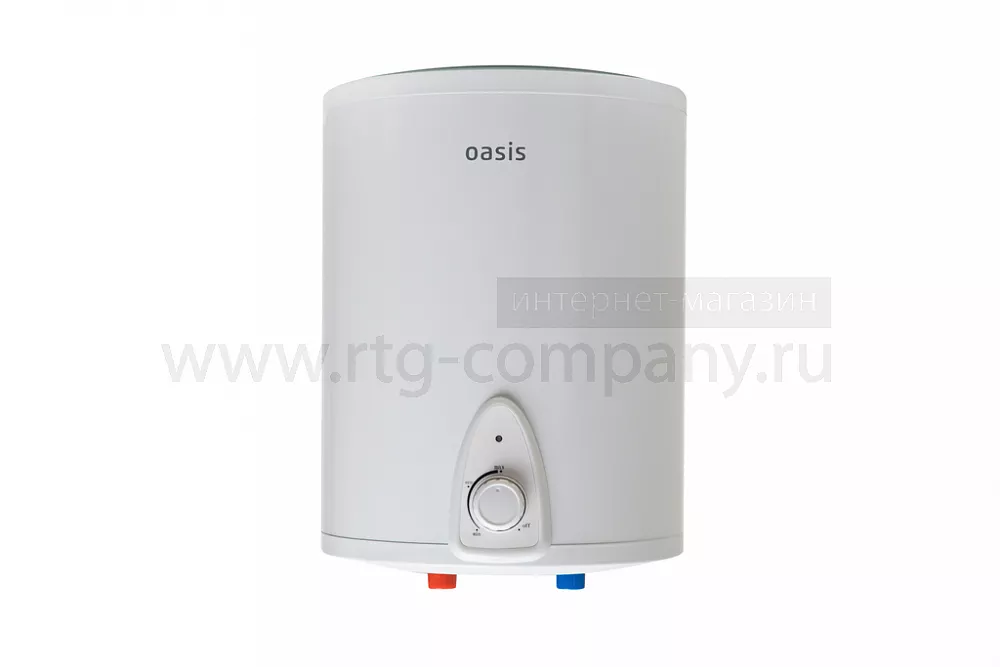 Водонагреватель OASIS LN-10 10 л., над раковиной, 1,5 кВт, бак стальной эмалированный (Китай)