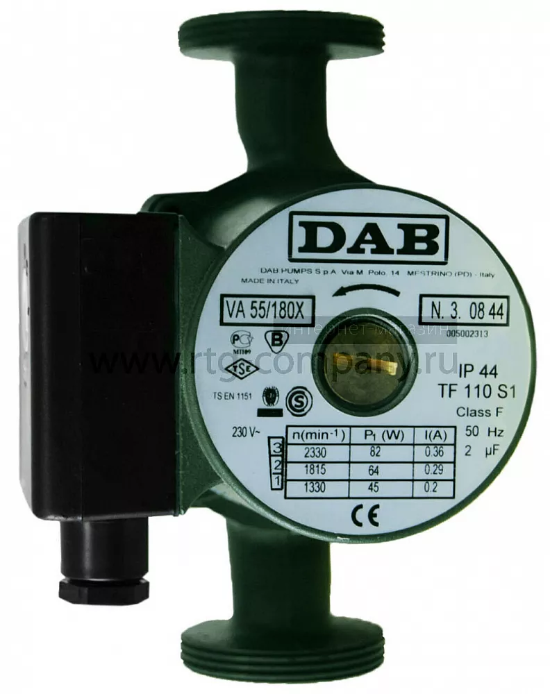 Насос циркуляционный DAB VA 55/180 25-60 60112948, 60182171H 180 мм без гаек