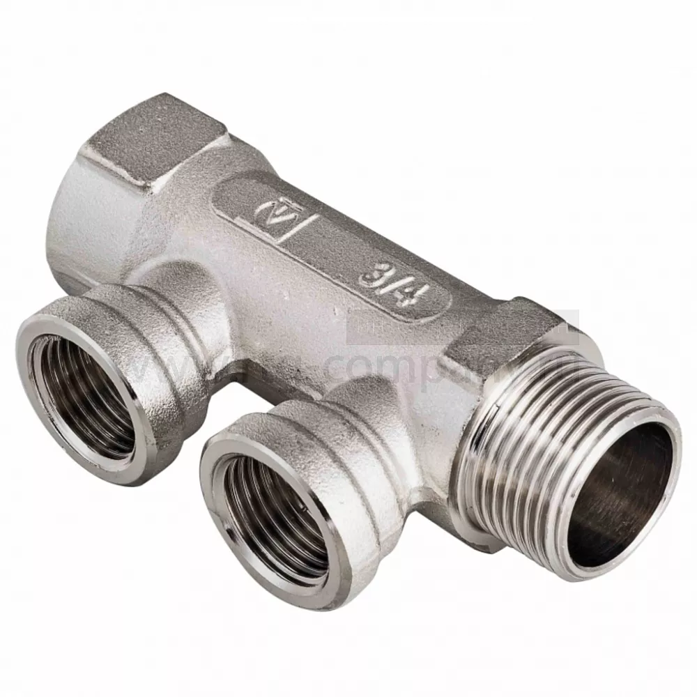 Коллектор наружная резьба 2 выхода 1" * 3/4" (VTc.500.NE) (Valtec)